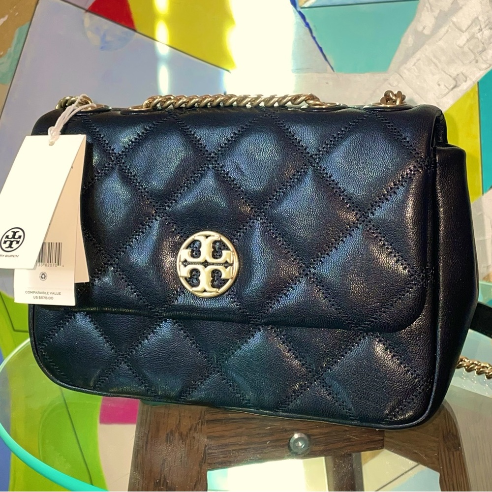 RE-LISTED NWT Tory Burch Willa Small Shoulder Bag (Black)